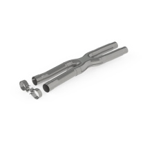 2015-2025 Ford Mustang GT 2.5'' Resonator Delete X-Pipe - T409 MBRP